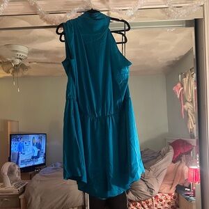 Elegant Teal NWT City Chic Sleeveless Romper